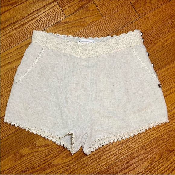 Love Riche | Oatmeal Coord Set with Crochet Trim large - Picture 5 of 5